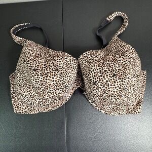 Full‎ Figure Everyday Full Coverage Leopard Print Bra 42DDD